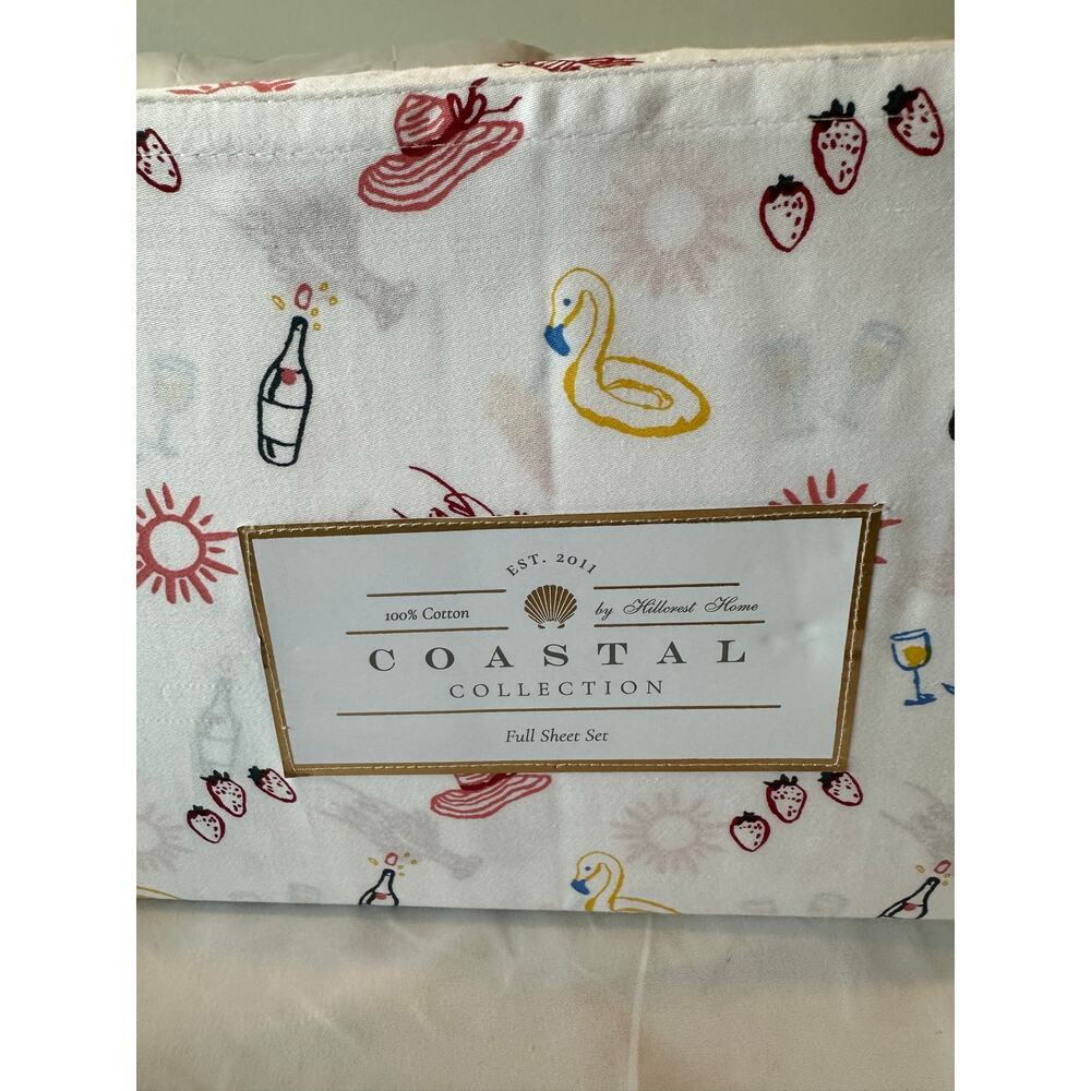 Coastal collection by Hillcrest home full-size sheet set - Picture 4 of 5